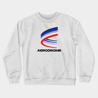 Aerodrome - Black letters Crewneck Sweatshirt